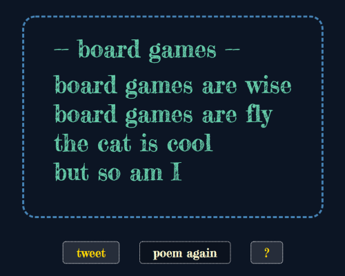 Screenshot of Code-Poetry